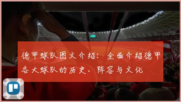 德甲球队图文介绍：全面介绍德甲各大球队的历史、阵容与文化